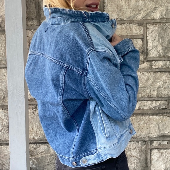 PacSun Two-Tone Trucker Jean Jacket. - Picture 5 of 9